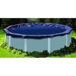 Swimline Winter Pool Cover 18 Foot Blue New Deluxe Above‎ Ground Round Solid